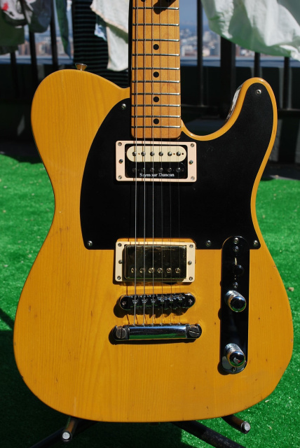 fender telecaster butterscotch humbucker